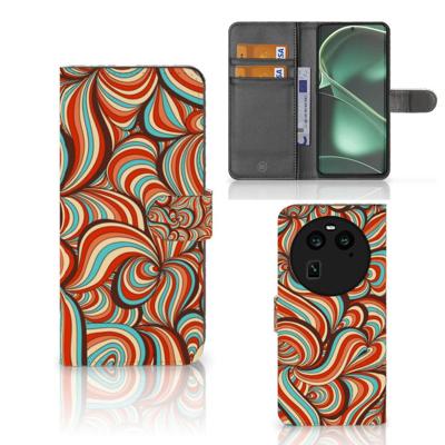 OPPO Find X6 Hoesje Retro | Portemonnee hoesje OPPO Find X6 Hoesje Retro | Portemonnee hoesje