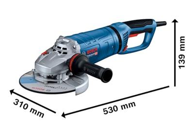Bosch Blauw Haakse slijpmachine GWS 27-180 JR | In doos - 06018C6300
