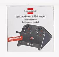 Brennenstuhl 1153500222 Stekkerdoos Zwart Randaarde stekker 1 stuk(s) - thumbnail