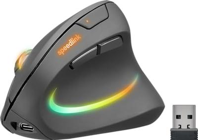 SpeedLink PIAVO PRO Illuminated Muis Radiografisch Optisch Zwart 5 Toetsen 1200 dpi, 2400 dpi, 3200 dpi Ergonomisch, Verlicht SpeedLink PIAVO PRO Illuminated Muis Radiografisch Optisch Zwart 5 Toetsen 1200 dpi, 2400 dpi, 3200 dpi Ergonomisch, Verlicht