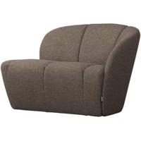 WOOOD Mojo 2-Zits Bankje Rechts - Bouclé - Bruin Melange - thumbnail