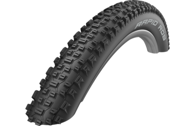 SCHWALBE 26x2.25 (57-559) rapid rob k-guard zwart-witte streep draad 11101393