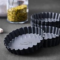Birkmann Quichevorm / Taartvorm / Bakvorm met losse bodem Premium Baking ø 10 cm - 6 Stuks - thumbnail