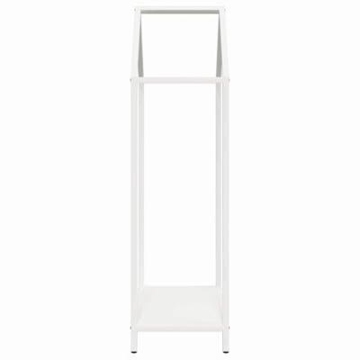 Brandhoutrek 40x25x90 cm koudgewalst staal wit