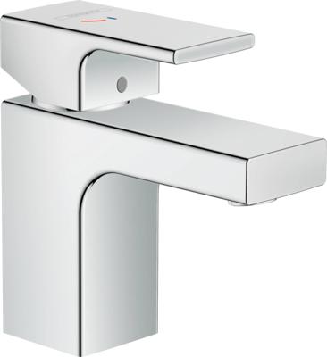 Wastafelmengkraan HansGrohe Vernis Shape Eengreeps 70 CoolStart Zinc Met Trekwaste Chroom Wastafelmengkraan HansGrohe Vernis Shape Eengreeps 70 CoolStart Zinc Met Trekwaste Chroom