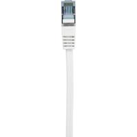 Renkforce RF-5043916 RJ45 Netwerkkabel, patchkabel CAT 6A S/FTP 0.25 m Wit Snagless, Vlambestendig 1 stuk(s) - thumbnail