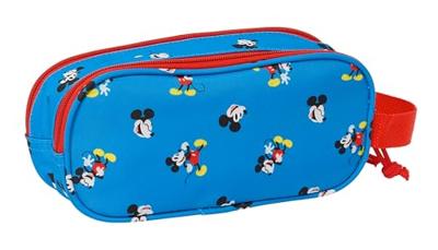 Pennenetui met 2 vakken Mickey Mouse Clubhouse Blauw 21 x 8 x 6 cm 3D Pennenetui met 2 vakken Mickey Mouse Clubhouse Blauw 21 x 8 x 6 cm 3D