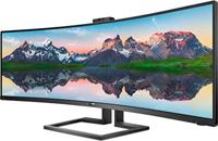 Philips Monitore Brilliance P-line 499P9H LED-monitor Energielabel G (A - G) 124 cm (48.8 inch) 5120 x 1440 Pixel 32:9 5 ms USB-A 3.2 Gen 2, USB-C, HDMI, - thumbnail