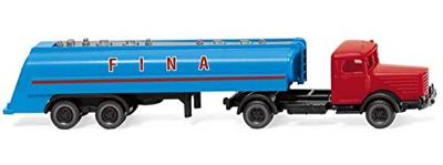 Wiking 098242 N Vrachtwagen Büssing 8000 tankopleggercombinatie