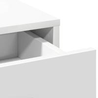 Highboard met lade Wit 40 x 41 x 135 cm Bewerkt hout - thumbnail