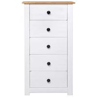 Dressoir Panama Range 46x40x89 cm grenenhout wit - thumbnail