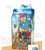 PlayfulMario BookNook Mobile Flying House met verlichting Modelbouw 203 Onderdelen - thumbnail