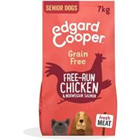 Edgard & Cooper Hond Senior Kip & Zalm 700gr - thumbnail