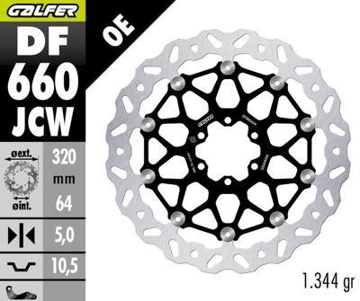 GALFER bremsscheibe "df660"