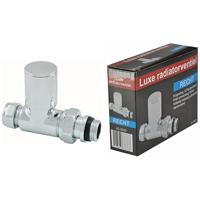 Riko luxe radiatorventiel 1/2"x15 (M22) knel recht - thumbnail
