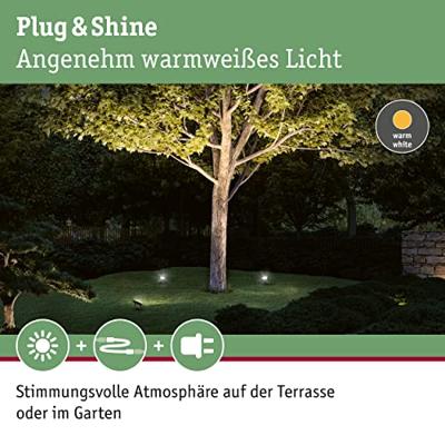 Paulmann 94575 Verlichtingssysteem Plug&Shine 16 W Warmwit Zwart