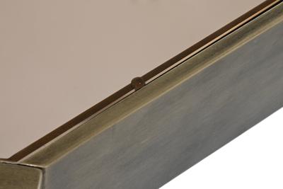 Hoofdtafel DKD Home Decor 102 x 62 x 53 cm Kristal Metaal Aluminium