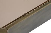 Hoofdtafel DKD Home Decor 102 x 62 x 53 cm Kristal Metaal Aluminium - thumbnail