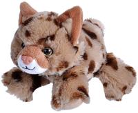 Wild Republic knuffel panter junior 18 cm pluche bruin - thumbnail