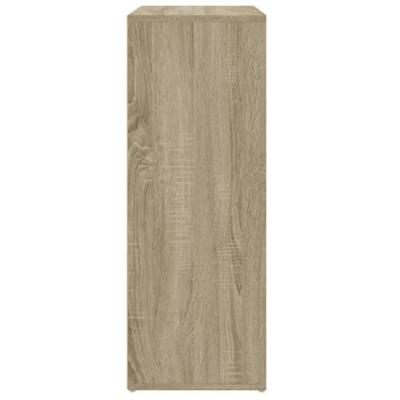 Dressoir 60x31x84 cm bewerkt hout sonoma eikenkleurig