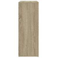Dressoir 60x31x84 cm bewerkt hout sonoma eikenkleurig - thumbnail