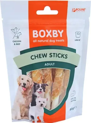 Boxby Chew Sticks Kip 80 g