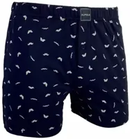 Suaque/Ginosanti wijde heren boxershort - Streep - Losse heren boxershort katoen - XL - Blauw - Onderbroek heren heren heren heren heren heren heren - thumbnail