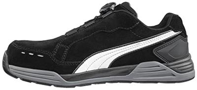 Puma werkschoenen Airtwist Disc sluiting S3 laag zwart maat 40