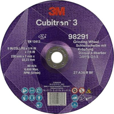 Cubitron 98291 Afbraamschijf Diameter 230 mm Boordiameter 22.23 mm 10 stuk(s) Cubitron 98291 Afbraamschijf Diameter 230 mm Boordiameter 22.23 mm 10 stuk(s)
