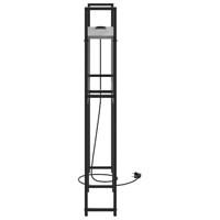 Opberghoofdbord met hoofdeinde met opslag Grijs sonoma 80 cm Bewerkt hout - thumbnail