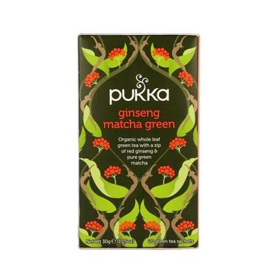 Pukka Ginseng Matcha Green Thee Pukka Ginseng Matcha Green Thee