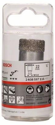 Bosch Accessories 2608587116 2608587116 Diamantboor droog 22 mm Van diamant voorzien 1 stuk(s)