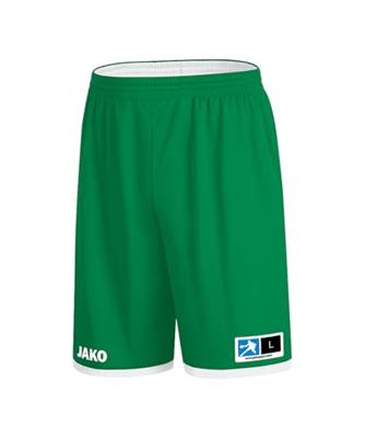 JAKO 4451 Reversible Short Change 2.0 - Sportgroen/Wit - XXL