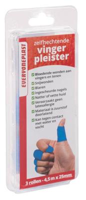 Vingerpleister allglue zelfklevend 25mmx4.5m blauw Vingerpleister allglue zelfklevend 25mmx4.5m blauw
