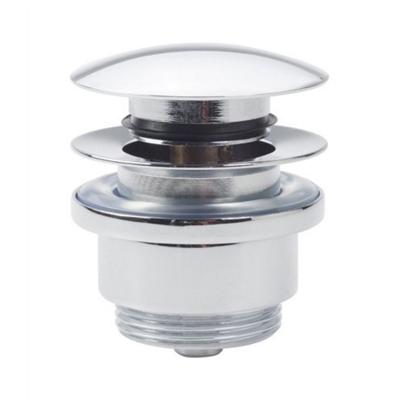 Stop/go Afvoerplug Clou InBe Zonder Overloopgat Rond Chroom Stop/go Afvoerplug Clou InBe Zonder Overloopgat Rond Chroom