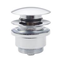 Stop/go Afvoerplug Clou InBe Zonder Overloopgat Rond Chroom - thumbnail