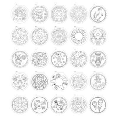 Creative Craft Group Mandala kleurboek, 25 kleurplaten