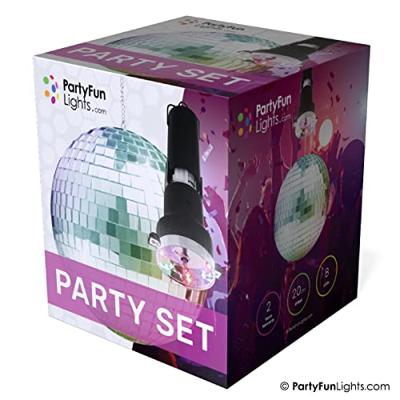 PartyFun Lights Disco bal 20cm led multi colour