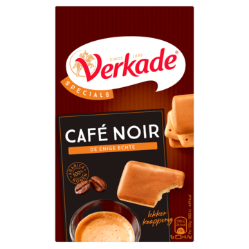 Verkade Cafe Noir koekjes, doos van 175 gram