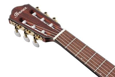 Ibanez FRH10N Indigo Blue Metallic Flat elektrisch-akoestische klassieke gitaar - thumbnail