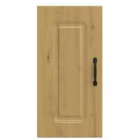 Keukenwandkast Kalmar bewerkt hout artisanaal eikenkleur - thumbnail