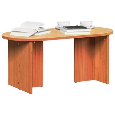 Salontafel Wasbruin 80 x 39.5 x 35 cm Massief grenenhout Salontafel Wasbruin 80 x 39.5 x 35 cm Massief grenenhout