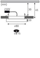 Paulmann 92945 Areo LED-inbouwpaneel LED LED vast ingebouwd 5 W Wit (mat) - thumbnail
