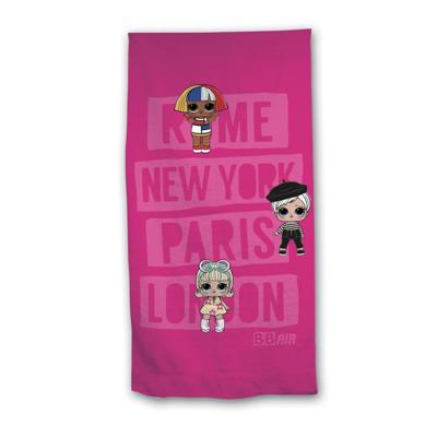 L.O.L. surprise strandlaken polyester, 70x140cm