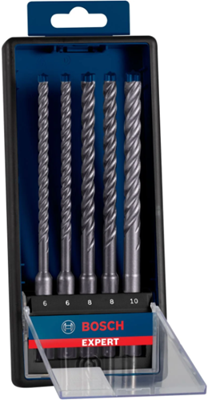 Bosch Accessoires expert sds plus-7x hamerboor 6/6/8/8/10 mm 5-delig - 2608900198 Bosch Accessoires expert sds plus-7x hamerboor 6/6/8/8/10 mm 5-delig - 2608900198