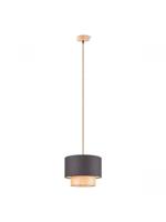 Light depot - hanglamp cane weave - linnen / zwart - Outlet - thumbnail