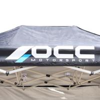 Tentmuur OCC Motorsport OCCCARP30 Racing Zwart Polyester 420D Oxford 3 x 2 m 2 Stuks - thumbnail