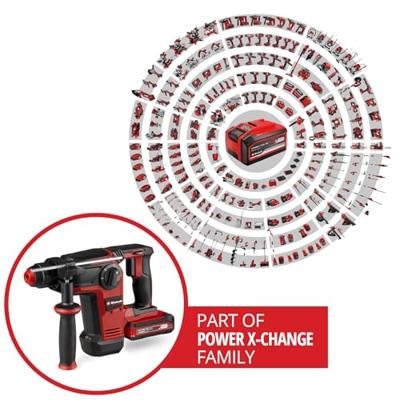 Einhell Professional TP-HD 18/28 Li BL+4 (1x3,0Ah+) -Accu-boorhamer 18 V 3 Ah Li-ion