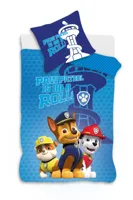 Paw Patrol peuterdekbedovertrek blauw 100 x 135 cm Katoen - thumbnail