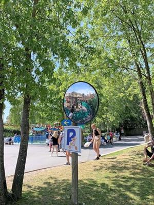 VISO MIROIR Veiligheidsspiegel (Ø) 33 cm